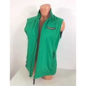 Descente Green Ski Vest Womens 8